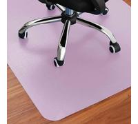 Extra Large Office Chair Mat PU Leather Floor Mat for Hardwood Floor,Non-Slip Computer Gaming Rolling Chair Carpet Heavy Duty Under Desk Rug (Purple,60x90cm)