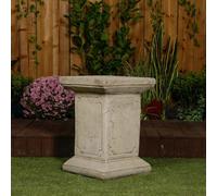 Extra Large Oval Antique Garden Urn And Plinth