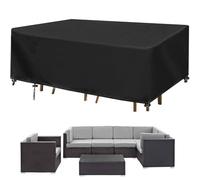 Extra Large Patio Furniture Cover Heavy-Duty Waterproof UV & Wind Resistant,180x150x70cm All-Season Outdoor Protection for Balconies and Gardens - Dustproof