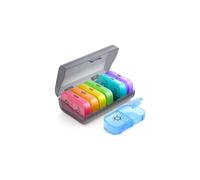 Extra Large Pill Box Organiser 7 Day 2 Times a Day, Same-side Open Weekly AM PM Pill Case for Ease of Use, Privacy Protection Tablet Organiser for