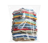 Extra Large Plastic Bags With Zipper Top, 24x32in,3-Mil Thick,5 Pack,Storage Bags for Clothes,Travel, Moving, Reusable,Heavy-Duty,BPA-Free, Clear Plastic