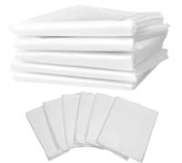 Extra Large Plastic Dust Sheets for Decorating - 12ft x 9ft, 9 Microns, Pack of 6 Premium Dust Sheets, Carpet Protector & Dust Cover for Home Renovation