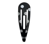 Extra-Large Plastic Hair Clip,20 cm,Polka Dot Hairpin | Plastic, 20 cm, 1 Pc, Black