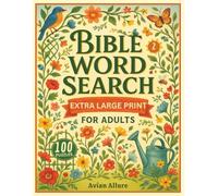 Extra Large Print Bible Word Search Puzzle Book - 100 Puzzles for Adults and Seniors - 2000 words: Full Page Solutions Included