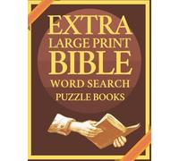 Extra Large Print Bible Word Search Puzzle Books: Brain Games Bible Word Search