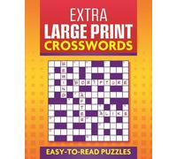 Extra Large Print Crosswords