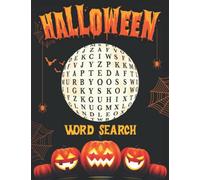 Extra Large Print Halloween Word Search for Kids, Teen and Adults: 30 pt font size easily accessible to your eyes during your word search
