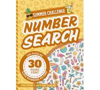Extra Large Print Number Search Book For Seniors: Jumbo 30 Point Font Puzzles | Low Vision Activity With Easy-To-Read Text | A Hard Summer Challenge ... Sight Impaired Adults (Hard Number Searches)