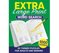 Extra Large Print Word Search 1000 Words 50 Themed Puzzles for Adults and Seniors: Extra Large Print Word Search Puzzle Book