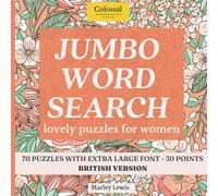 Extra Large Print Word Search - Jumbo Word Search Books for Adults: Themed wordsearch books for adults with 70 word search puzzles. Lovely large print ... search books for adults to mum or other women
