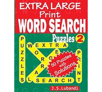 EXTRA LARGE Print WORD SEARCH Puzzles: Volume 2