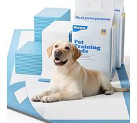 Extra Large Puppy Training Pads - Barpor 60x90cm Super Absorbent Leak-Proof Dog Pee Pads with Quick-Dry Surface, 6-Layer Disposable Pet Toilet Mats, Anti-Slip for Large Dogs, Indoor Use - 40Pcs