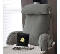 Extra-Large Reading Pillow With Neck/Arm Support, Bed Rest Back Pillow, Cuddle Cushion for adult, Backrest Pillow, Reading Cushion with Removable Cover for Reading Watching TV Gaming 75cm×40cm×58cm