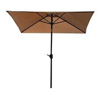 Extra Large Rectangular Garden Parasols, Ft Market Table Umbrella with Crank & Tilt, Outdoor Patio Beach Pool Yard Sun Shades