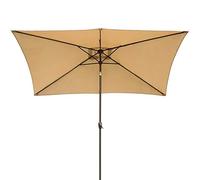 Extra Large Rectangular Garden Parasols, Ft Market Table Umbrella with Crank & Tilt, Outdoor Patio Beach Pool Yard Sun Shades