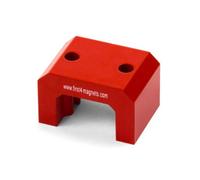 Extra Large Red Alnico Horseshoe Magnet For High-Temp, Engineering, And Manufacturing - 57mm X 35mm X 40.5mm - 23Kg Pull