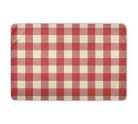 Extra Large Resuable Changing Pad Covers Buffalo Plaid Scotland Red Water Resistant Bed Wetting Pads Leakproof Quick Drying Diaper Pads for Children Adults Pets 34" × 52"