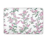 Extra Large Resuable Changing Pad Covers France Beauty Summer Flowers White Soft Absorbent Crib Pee Mattress Pad Non-Slip Bed Liners for Kids Adults Pets 34" × 52"