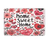 Extra Large Resuable Changing Pad Covers Highly Absorbent Crib Pee Mattress Pad Portable Cradle Mattress for Baby Toddler Children 52x34in Valentines Day Flowers Home Sweet Home