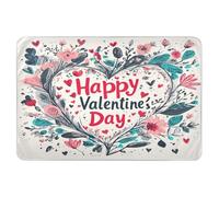 Extra Large Resuable Changing Pad Covers Highly Absorbent Flat Crib Pads Non-Slip Toddler Bedding Products for Toddler Kids 52x34in Florals Love Heart Happy Valentine's Day