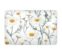 Extra Large Resuable Changing Pad Covers Russia Chamomile Beauty Summer Flowers Waterproof Washable Mattress Pad Slip-Resistant Diaper Pads for Baby Toddler Children 34" × 52"