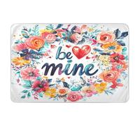 Extra Large Resuable Changing Pad Covers Water Resistant Bed Wetting Pad Non-Slip Cradle Mattress for Infant Baby 52x34in Valentines Day Flowers Heart Love Be Mine