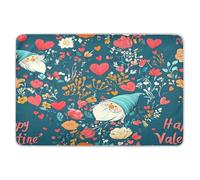 Extra Large Resuable Changing Pad Covers Water Resistant Crib Pee Mattress Pad Cute Cool Travel Mattress for Toddler Kids 52x34in Flowers Love Heart Gnome Happy Valentine's Day