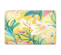 Extra Large Resuable Changing Pad Covers Water Resistant Potty Training Mats Breathable Toddler Bedding Products for Infant Baby 52x34in Easter Lily Happy Easter