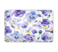 Extra Large Resuable Diaper Mats New Brunswick Purple Violet Summer Flowers Highly Absorbent Baby Pee Pads Changing Pad Liner for Infant Toddler 34" × 52"
