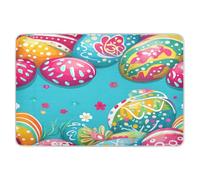 Extra Large Resuable Diaper Mats Soft Absorbent Bed Pad Portable Incontinence Pads for Baby Toddler Children 52x34in Colorful Eggs Happy Easter