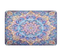 Extra Large Resuable Potty Training Pad Bohemian Boho Vintage Mandala Water Resistant Underpads Wetting Cover Non-Slip Bed Liners for Baby Toddler Children 34" × 52"