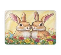 Extra Large Resuable Potty Training Pad Highly Absorbent Diaper Changing Mat Changing Incontinence Pads for Infant Baby 52x34in Happy Easter Rabbit Mr & Mrs
