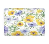 Extra Large Resuable Potty Training Pad Israel Anemone Coronaria Beauty Summer Flowers Highly Absorbent Bed Wetting Pad Breathable Toddler Bedding Products for Children Adults Pets 34" × 52"