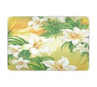 Extra Large Resuable Potty Training Pad Water Resistant Potty Training Mattress Pad Non-Slip Pee Mats for Infant Baby 52x34in Easter Lily Happy Easter