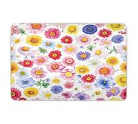 Extra Large Resuable Toddler Mattress Pads Brussels Iris Pseudacorus Beauty Summer Flowers Soft Absorbent Underpads Wetting Cover Skin-Friendly Travel Mattress for Infant Baby 34" × 52"