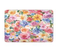 Extra Large Resuable Toddler Mattress Pads United States Rose Beauty Summer Flowers Water Resistant Pets Potty Training Mat Changing Bed Liners for Toddler Kids 34" × 52"