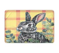 Extra Large Resuable Toddler Mattress Pads Water Resistant Potty Training Mattress Pad Breathable Bed Liners for Baby Toddler Children 52x34in Buffalo Plaid Rabbit Bunny Eucalyptus Easter