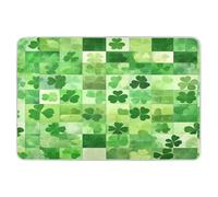 Extra Large Resuable Training Pee Pads for Kids St. Patrick's Day Lucky Green Clover Water Resistant Sheet Cover Underpads Machine Washable Pad Liner for Kids Adults Pets 34" × 52"