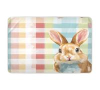 Extra Large Resuable Training Pee Pads for Kids Waterproof Washable Diaper Changing Pad Skin-Friendly Pee Mats for Children Adults Pets 52x34in Buffalo Plaid Bunny Happy Easter