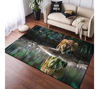 Extra Large Rugs For Living Room, Area Rugs Carpets For Bedrooms Wild Animal Tiger 200 X 300 Cm / 78.74" X 118.11" With Durable Anti-Slip Backing For Easy Clean- For Bedroom Hall Kitchen Liv -7O6B0S7