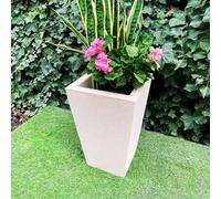 Extra Large Sandstone Classic Square Greek Style Planter Vase