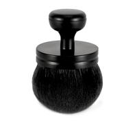 Extra Large Self Tanning Brush, Wide Head Body Makeup Brush Oval Self Tan Back Applicator Bronzer Self Tanner Blend Brush for Kabuki Sunscreen Foundation Face Legs (Black)