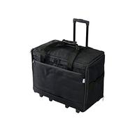 Extra Large Sewing Machine Trolley Bag on Wheels | Black | 63 x 43 x 30cm | Sewing Machine Storage for Janome, Brother, Singer, Bernina and Most Machines