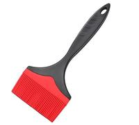 Extra Large Silicone Pastry Brush - 3.95inch Extra Wide Silicone Basting Brush for Grilling,Heat Resistant Brushes Spread Oil Butter Sauce for Cooking Baking BBQ,Dishwasher Safe（Red 1）