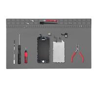 Extra Large Silicone Soldering Mat, Silicone Electronics Work Mat 60x35cm, 500℃ Heat-Resistant Repair Pad for Electronic, Phone Laptop Watch Repair(Gray)