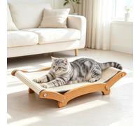 Extra Large Sisal Cat Scratcher Bed, 2-in-1 Lounger and Scratching Pad for Cats