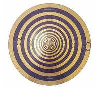 Extra large Size Charm 30cm/12inches Lakhovsky MWO Disk Multi-wave Oscillator Copper Coil, enhance encryption design purple golden color