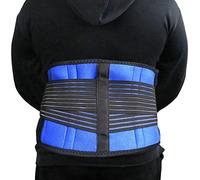 Extra Large Size Elastic Back Brace Women Men Lumbar Support Orthopedic Belt Invisible Lumbar Spine Protection Belt For Work Lifting Posture Correction Sciatica Scoliosis(L) (Blue 6XL)