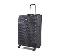Extra Large Spinner Suitcase, 4-Wheel Trolley Case, Black