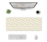 Extra large Square rubber golden pineapple background Print mouse pad,keyboard pad,Office desk mat,30 x 80 cm.